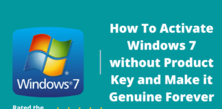 How To Activate Windows 7 without Product Key and Make it Genuine Forever activate windows 7