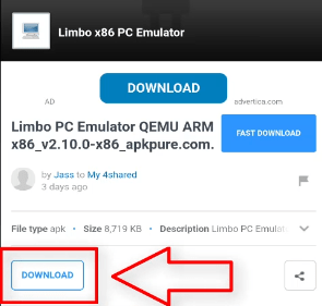 system requirements for limbo emulator