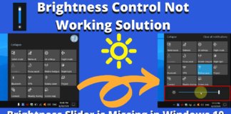 Windows 10 Brightness Slider Missing Windows 10 Brightness Slider Missing