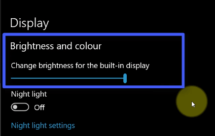 windows 11 brightness slider missing