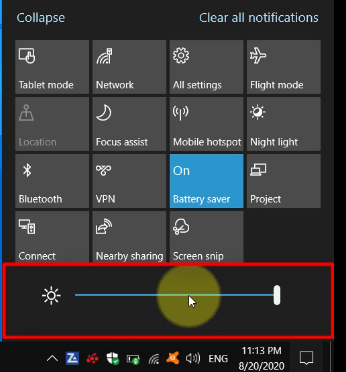 windows 7 brightness control does not respond